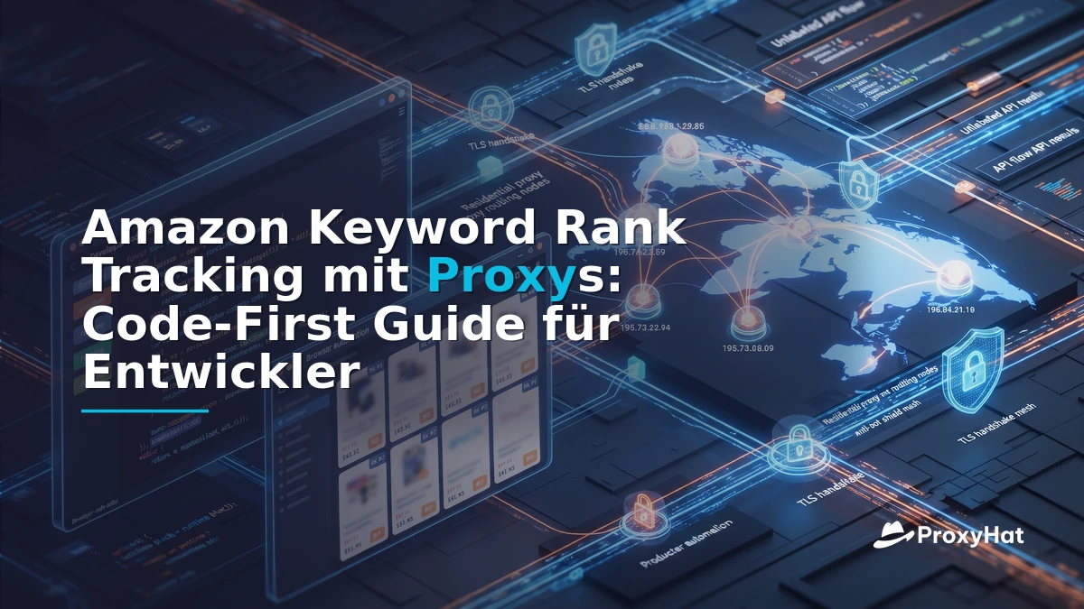 Amazon Keyword Rank Tracking with Proxies: A Developer's Guide