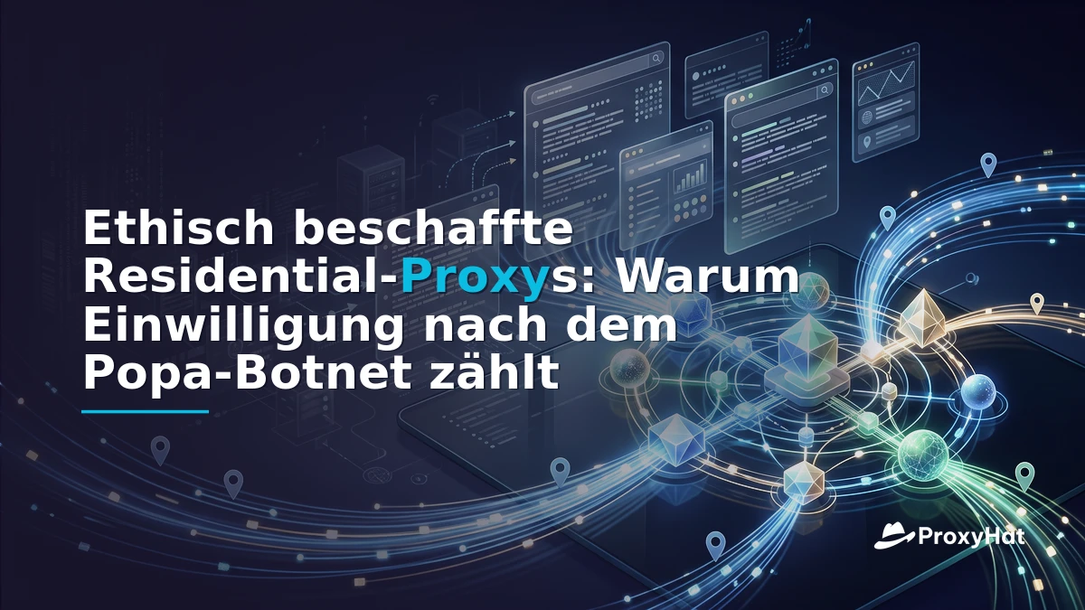 Ethically Sourced Residential Proxies: Why Consent Matters After the Popa Botnet