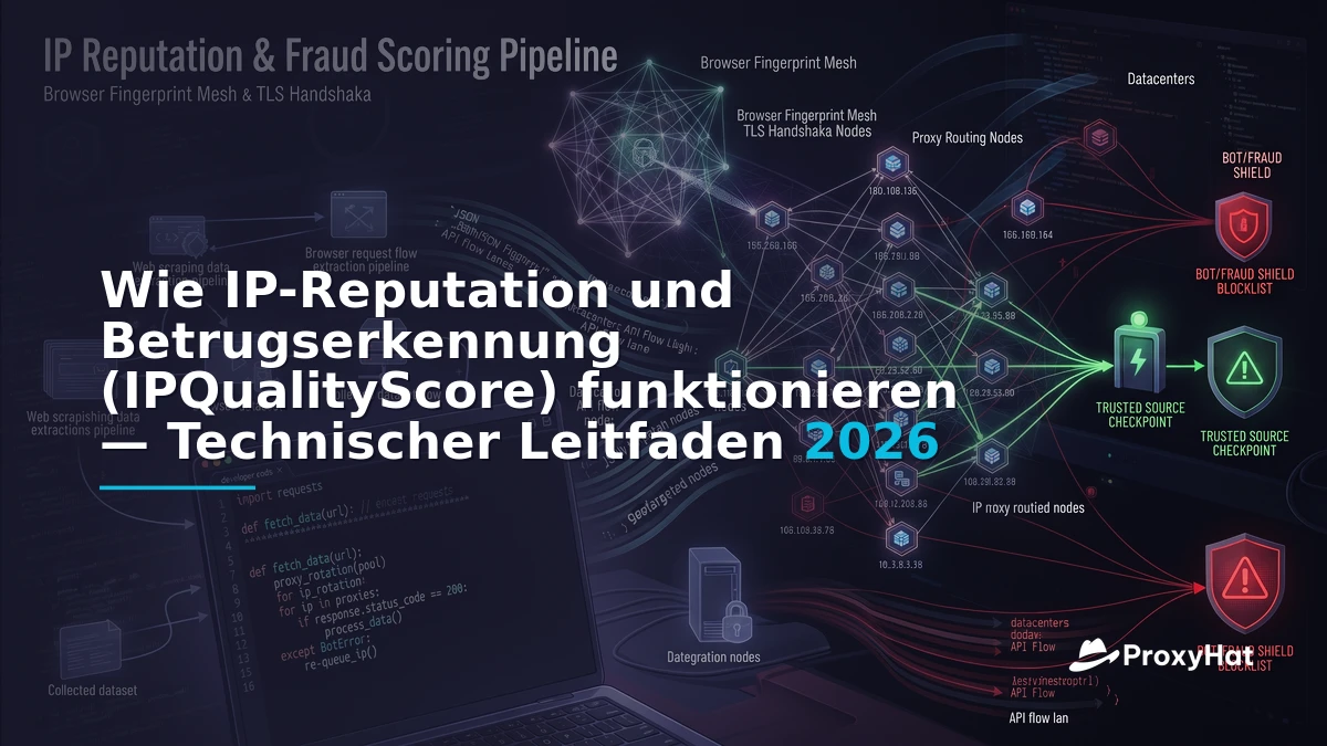 How IP Reputation and Fraud Scoring Work (IPQualityScore): Why Residential Proxies Pass Where Datacenter IPs Fail