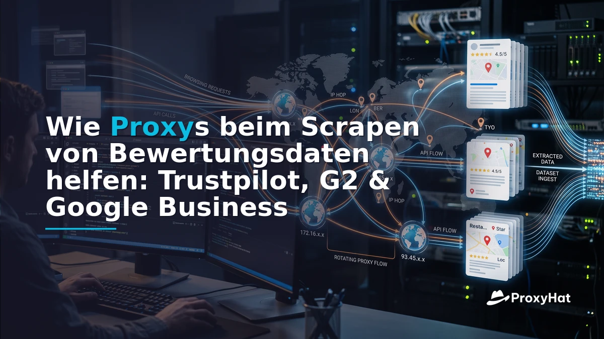 How Proxies Help You Scrape Reviews Data: Trustpilot, G2 & Google Business