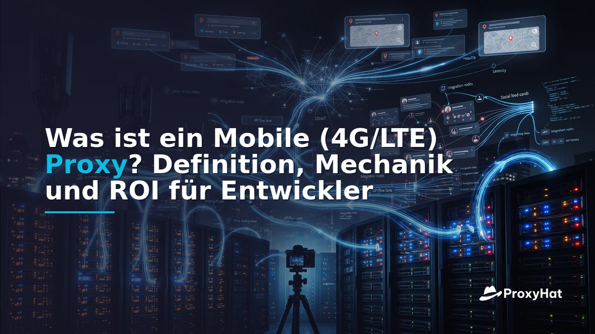 What Is a Mobile (4G/LTE) Proxy? A Developer's Guide to Carrier IP Routing