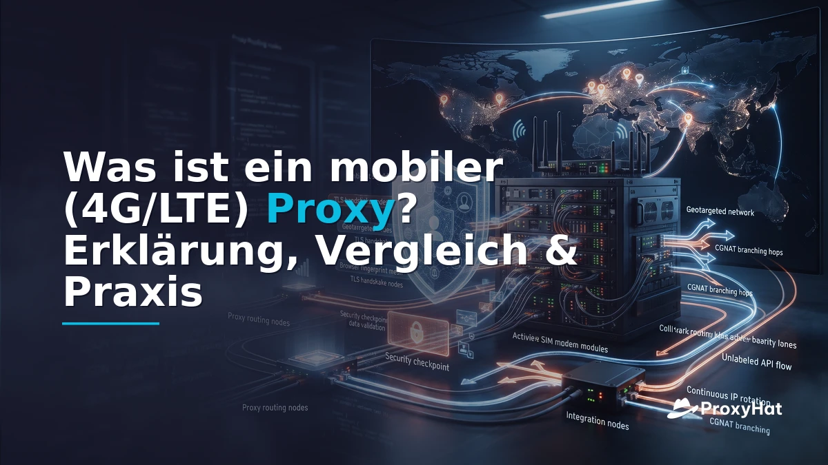 What Is a Mobile (4G/LTE) Proxy? A Developer's Guide to Carrier IPs, Trust Scores, and Cost Trade-offs
