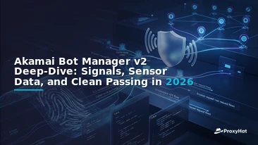 Akamai Bot Manager v2 Deep-Dive: Signals, Sensor Data, and Clean Passing in 2026