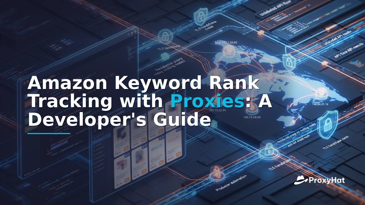 Amazon Keyword Rank Tracking with Proxies: A Developer's Guide