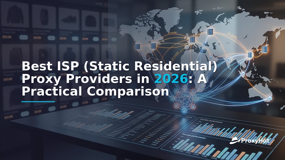 Best ISP (Static Residential) Proxy Providers in 2026: A Practical Comparison
