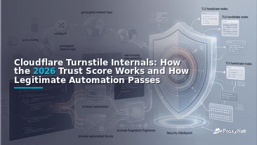 Cloudflare Turnstile Internals: How the 2026 Trust Score Works and How Legitimate Automation Passes