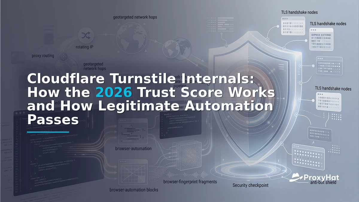 Cloudflare Turnstile Internals: How the 2026 Trust Score Works and How Legitimate Automation Passes