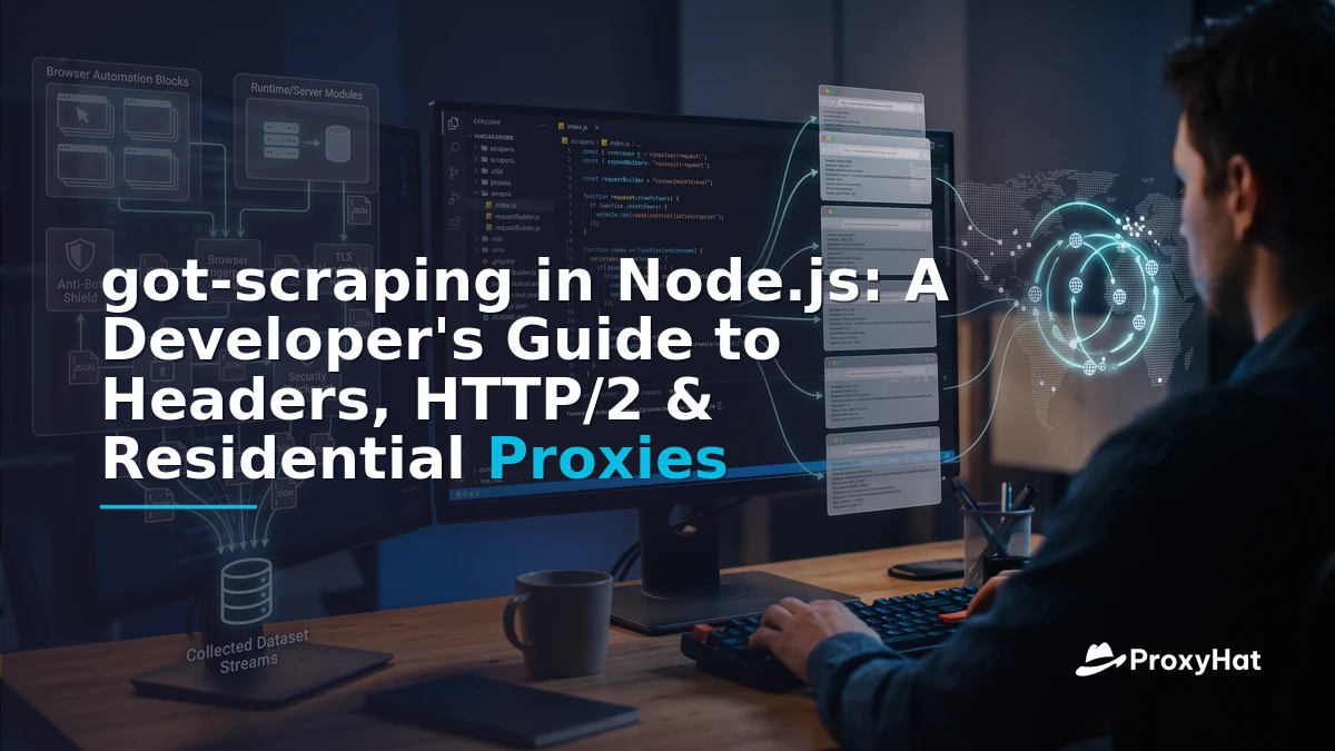 got-scraping in Node.js: A Developer's Guide to Headers, HTTP/2 & Residential Proxies