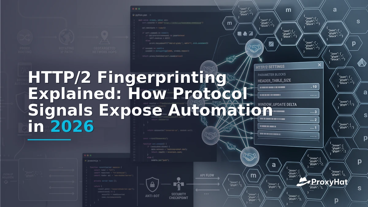 HTTP/2 Fingerprinting Explained: How Protocol Signals Expose Automation in 2026
