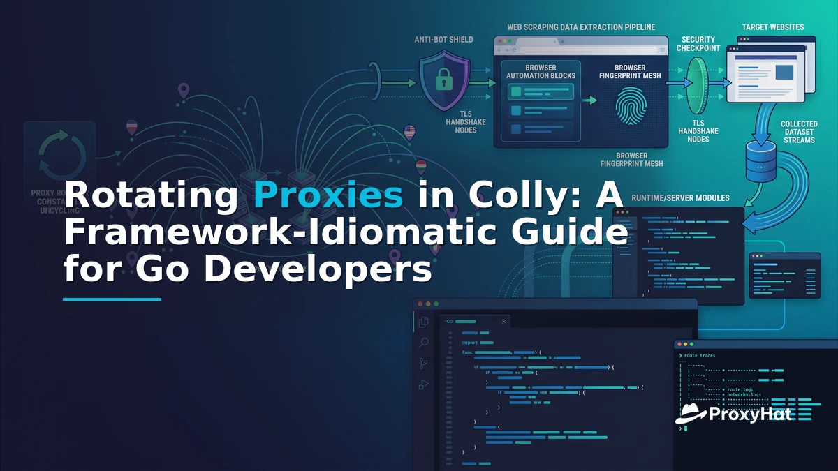 Rotating Proxies in Colly: A Framework-Idiomatic Guide for Go Developers