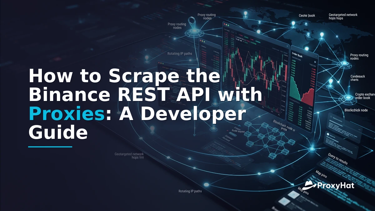 How to Scrape the Binance REST API with Proxies: A Developer Guide