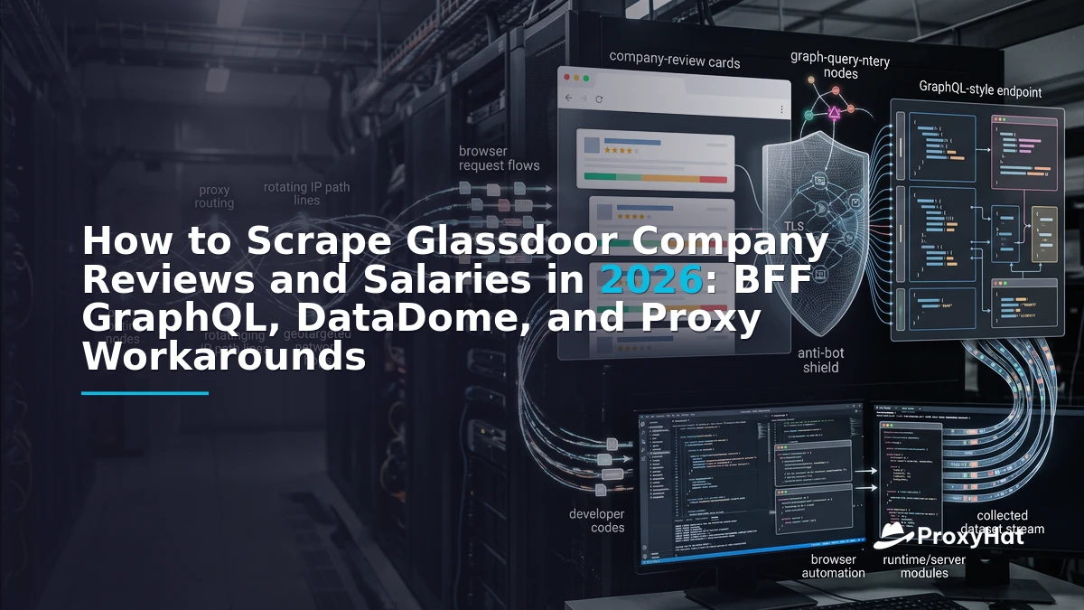 How to Scrape Glassdoor Company Reviews and Salaries in 2026: BFF GraphQL, DataDome, and Proxy Workarounds