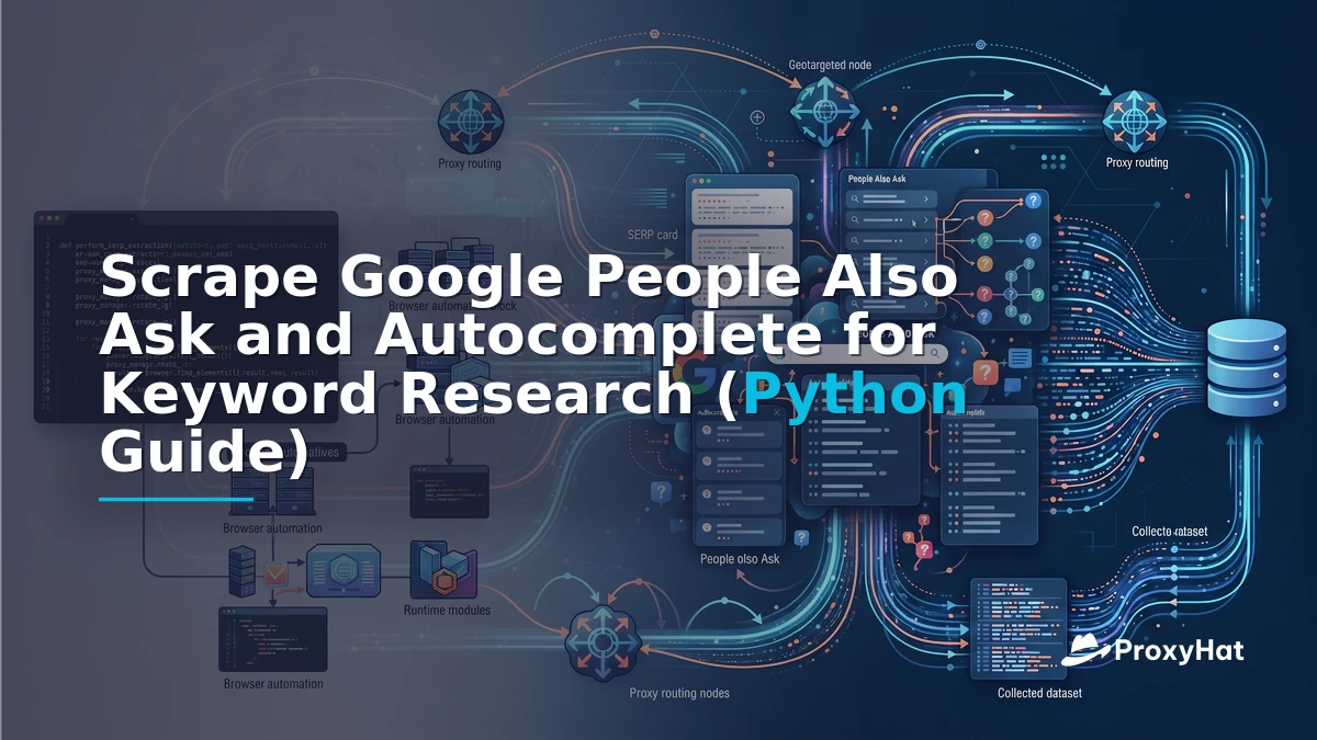 Scrape Google People Also Ask and Autocomplete for Keyword Research (Python Guide)