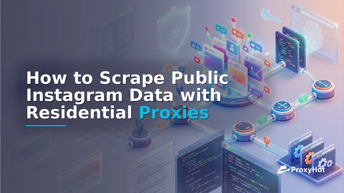 How to Scrape Public Instagram Data with Residential Proxies
