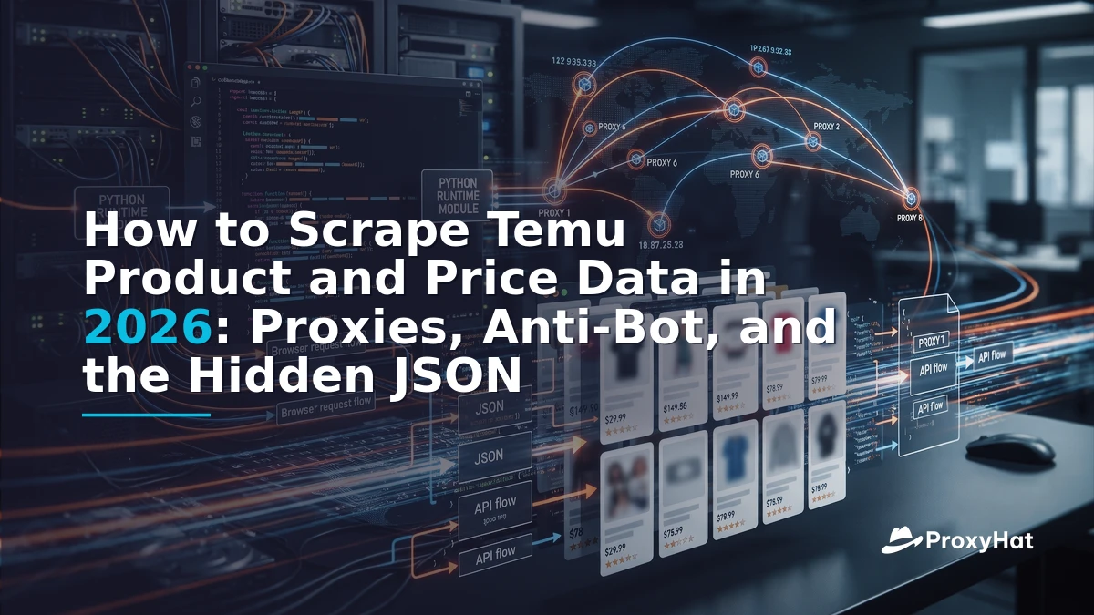 How to Scrape Temu Product and Price Data in 2026: Proxies, Anti-Bot, and the Hidden JSON