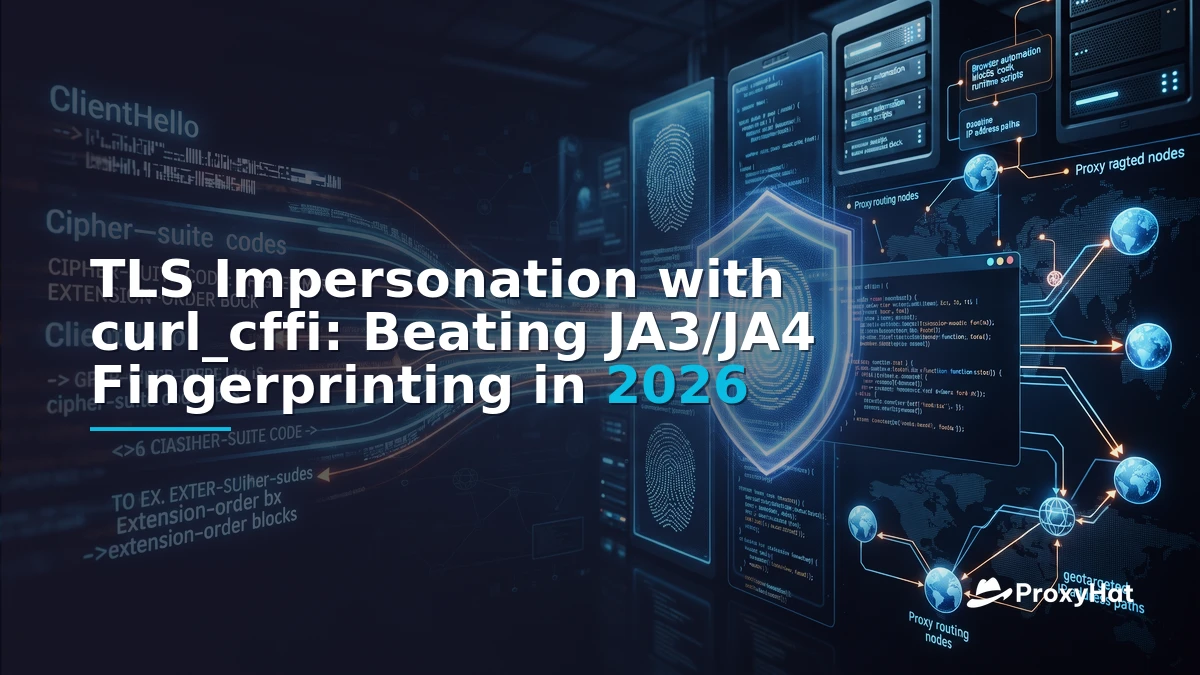 TLS Impersonation with curl_cffi: Beating JA3/JA4 Fingerprinting in 2026