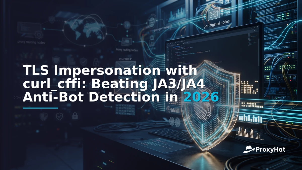 TLS Impersonation with curl_cffi: Beating JA3/JA4 Anti-Bot Detection in 2026