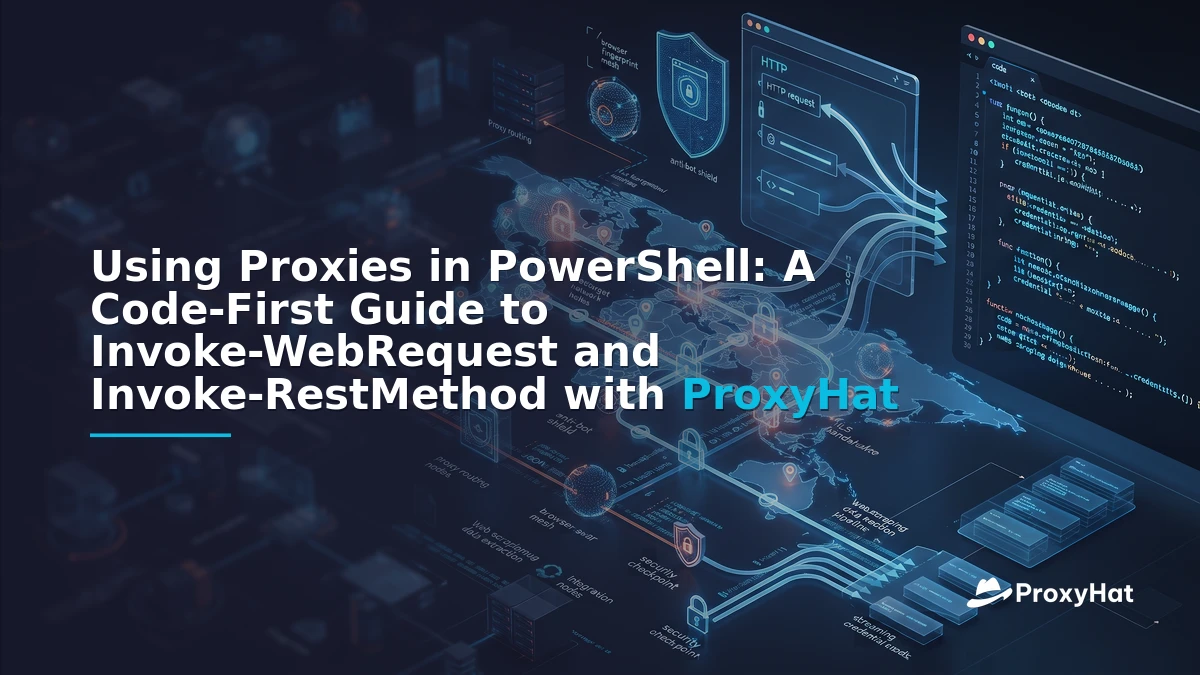 Using Proxies in PowerShell: A Code-First Guide to Invoke-WebRequest and Invoke-RestMethod with ProxyHat