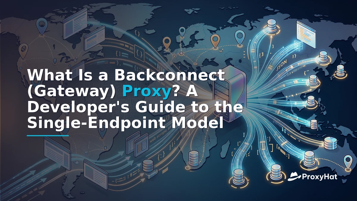 What Is a Backconnect (Gateway) Proxy? A Developer's Guide to the Single-Endpoint Model