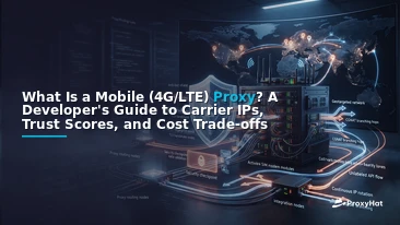 What Is a Mobile (4G/LTE) Proxy? A Developer's Guide to Carrier IPs, Trust Scores, and Cost Trade-offs