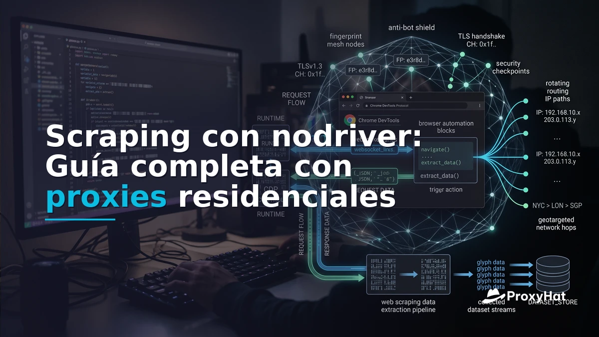 Scraping With nodriver: A Practical Guide to Async CDP + Residential Proxies