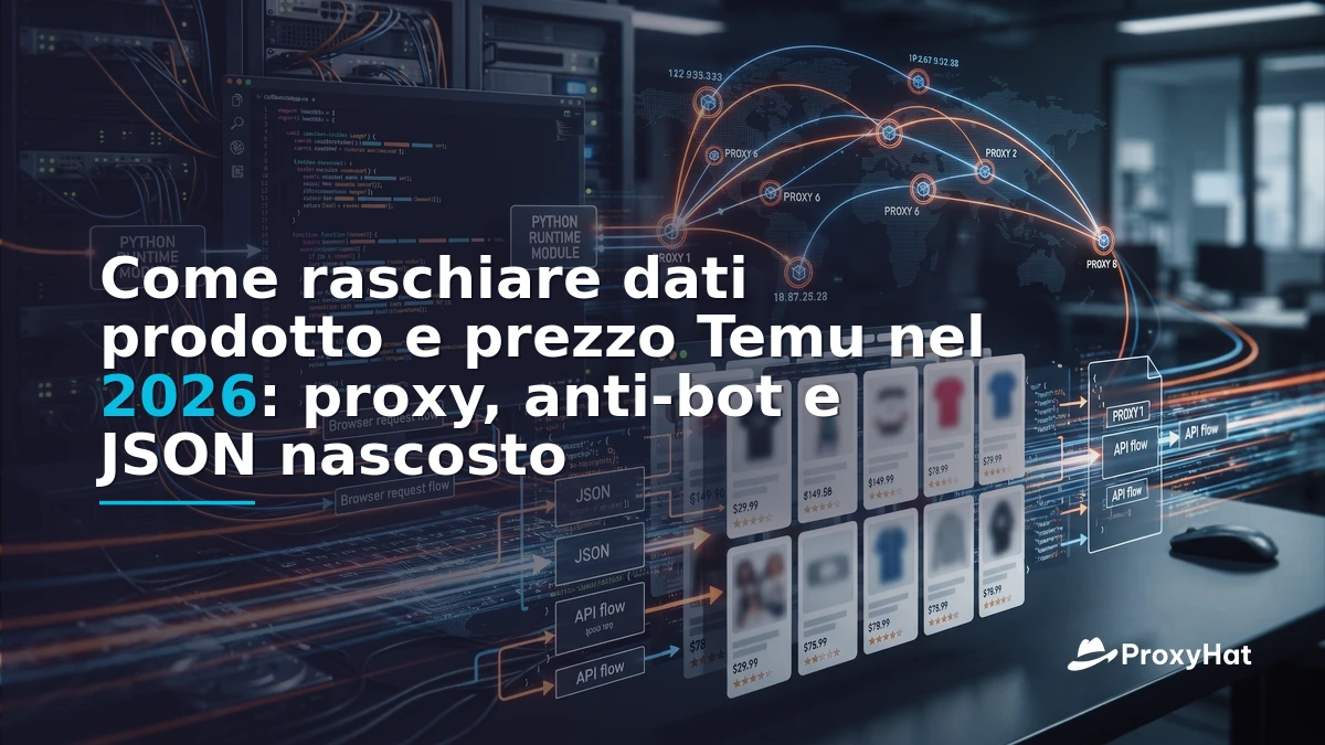 How to Scrape Temu Product and Price Data in 2026: Proxies, Anti-Bot, and the Hidden JSON
