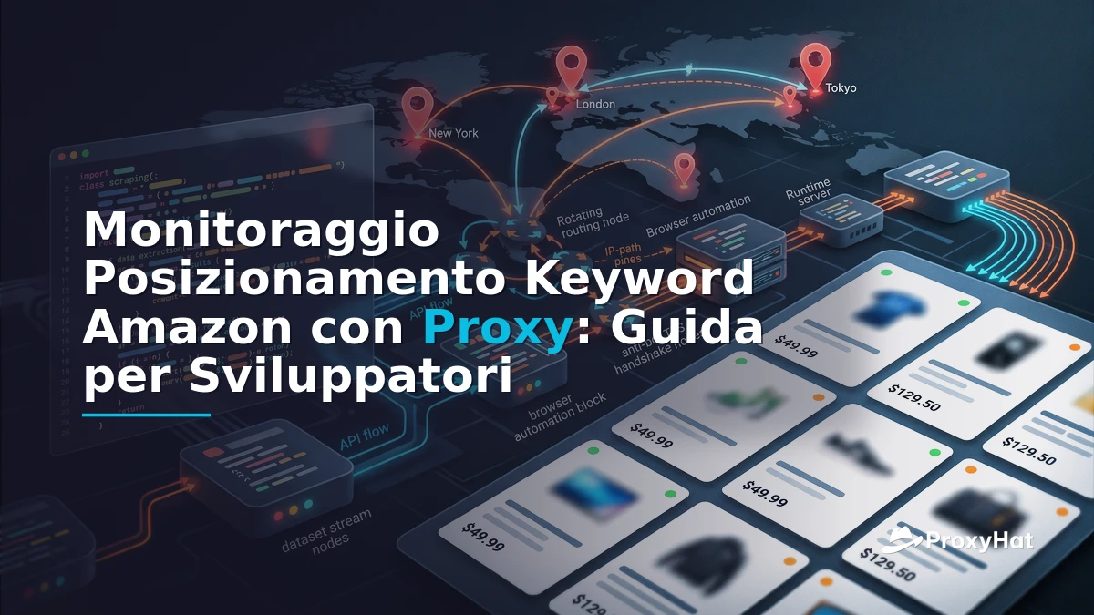 Amazon Keyword Rank Tracking with Proxies: A Developer's Guide