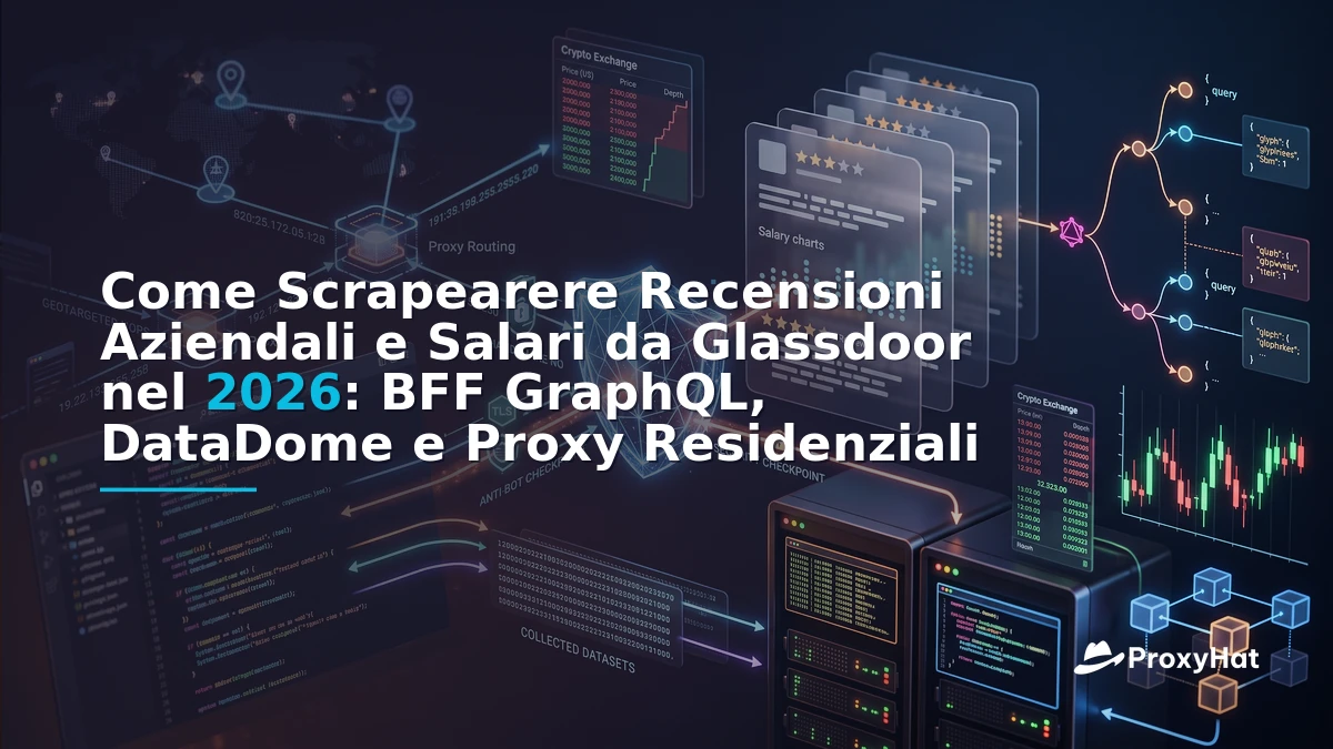 How to Scrape Glassdoor Company Reviews and Salaries in 2026 (BFF GraphQL, DataDome, and Proxies)