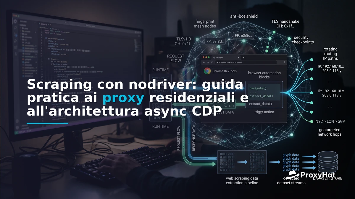 Scraping With nodriver: A Practical Guide to Async CDP + Residential Proxies