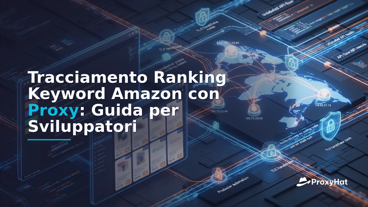 Amazon Keyword Rank Tracking with Proxies: A Developer's Guide