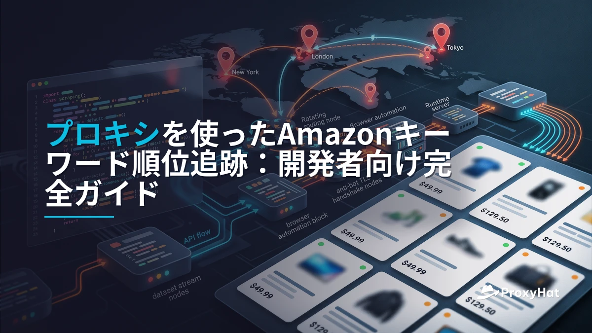 Amazon Keyword Rank Tracking with Proxies: A Developer's Guide