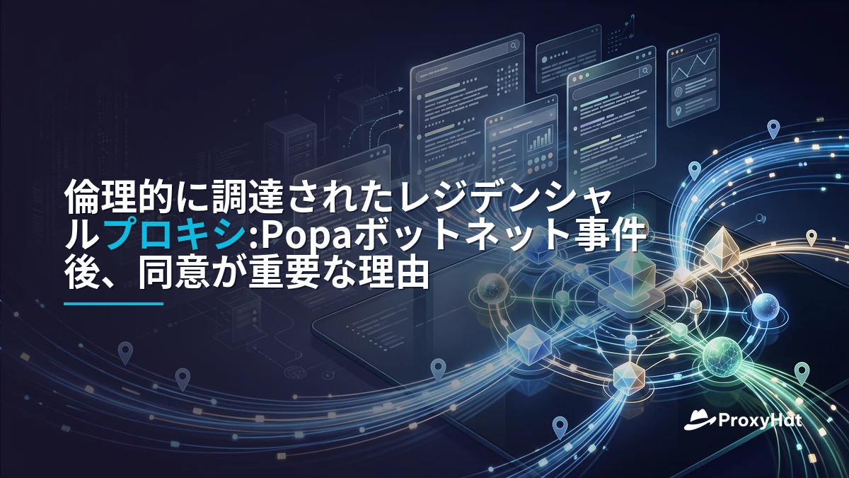 Ethically Sourced Residential Proxies: Why Consent Matters After the Popa Botnet