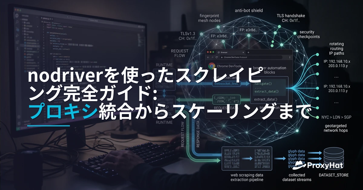 nodriverを使ったスクレイピング完全ガイド | ProxyHat