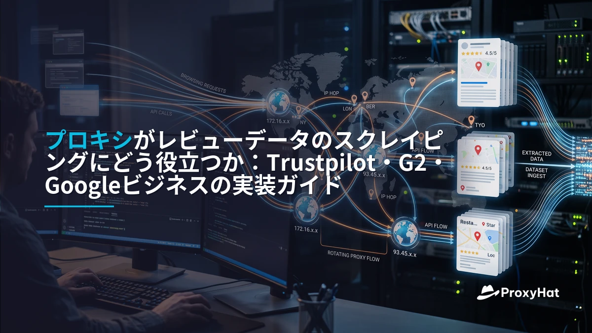 How Proxies Help You Scrape Reviews Data: Trustpilot, G2 & Google Business
