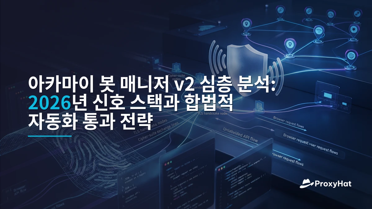 Akamai Bot Manager v2 Deep-Dive: Signals, Sensor Data, and Clean Passing in 2026