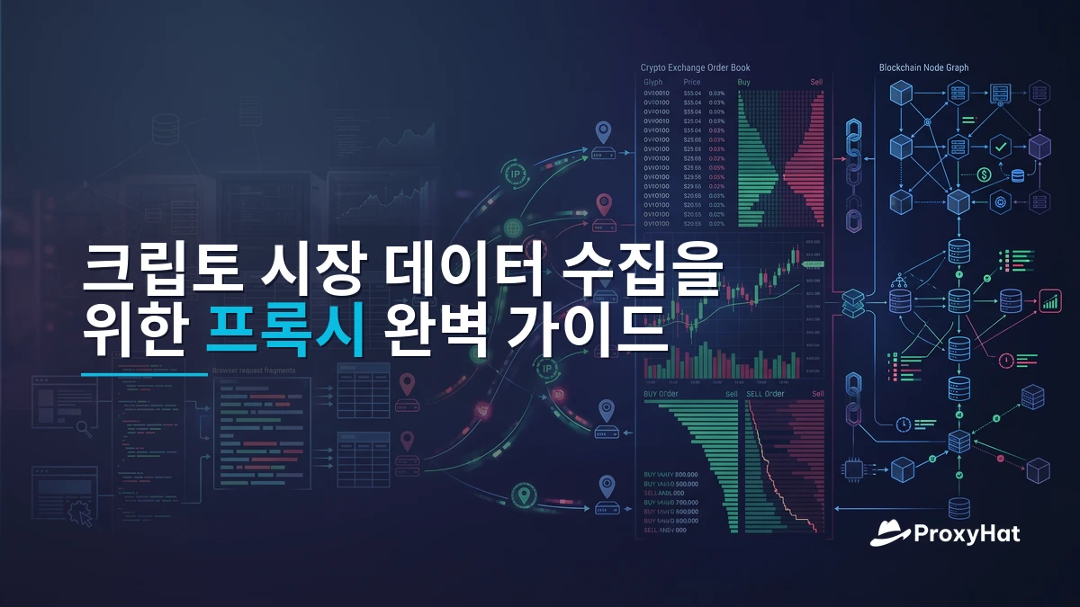 Proxies for Cryptocurrency Market Data: CEX Scraping, On-Chain Access & Low-Latency Architecture