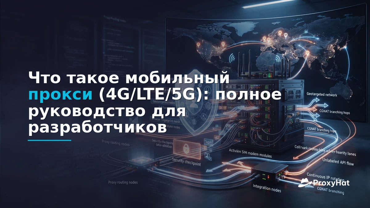What Is a Mobile (4G/LTE) Proxy? A Developer's Guide to Carrier IPs, Trust Scores, and Cost Trade-offs