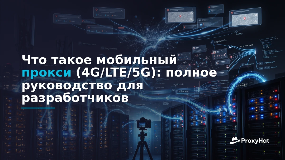 What Is a Mobile (4G/LTE) Proxy? A Developer's Guide to Carrier IP Routing