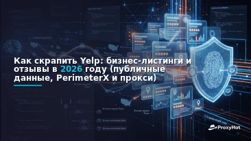 How to Scrape Yelp Business Listings and Reviews in 2026: Public Data, PerimeterX, and Proxies