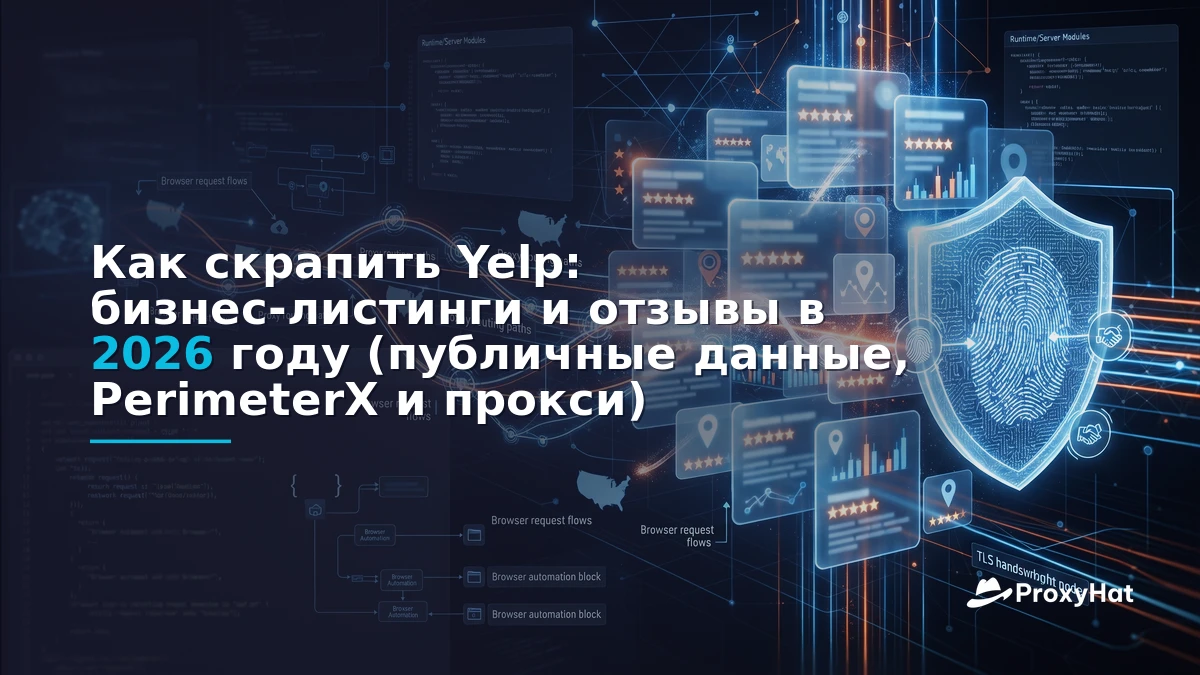 How to Scrape Yelp Business Listings and Reviews in 2026: Public Data, PerimeterX, and Proxies