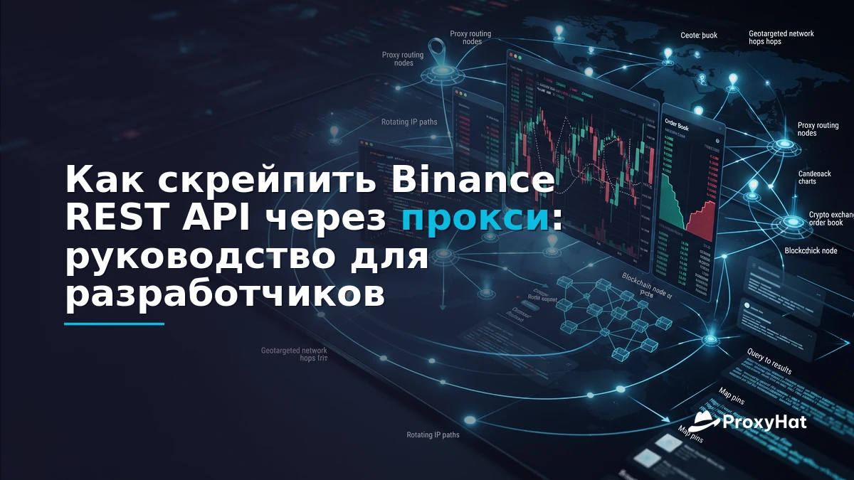 How to Scrape the Binance REST API with Proxies: A Developer Guide