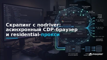 Scraping With nodriver: A Practical Guide to Async CDP + Residential Proxies