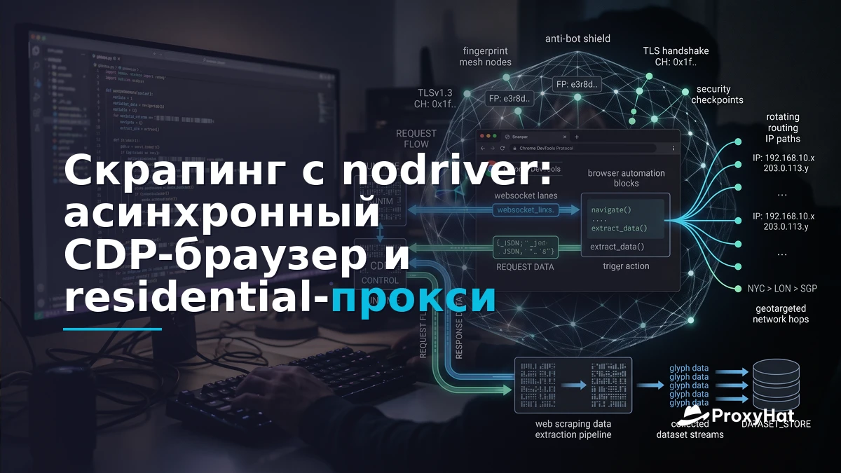 Scraping With nodriver: A Practical Guide to Async CDP + Residential Proxies