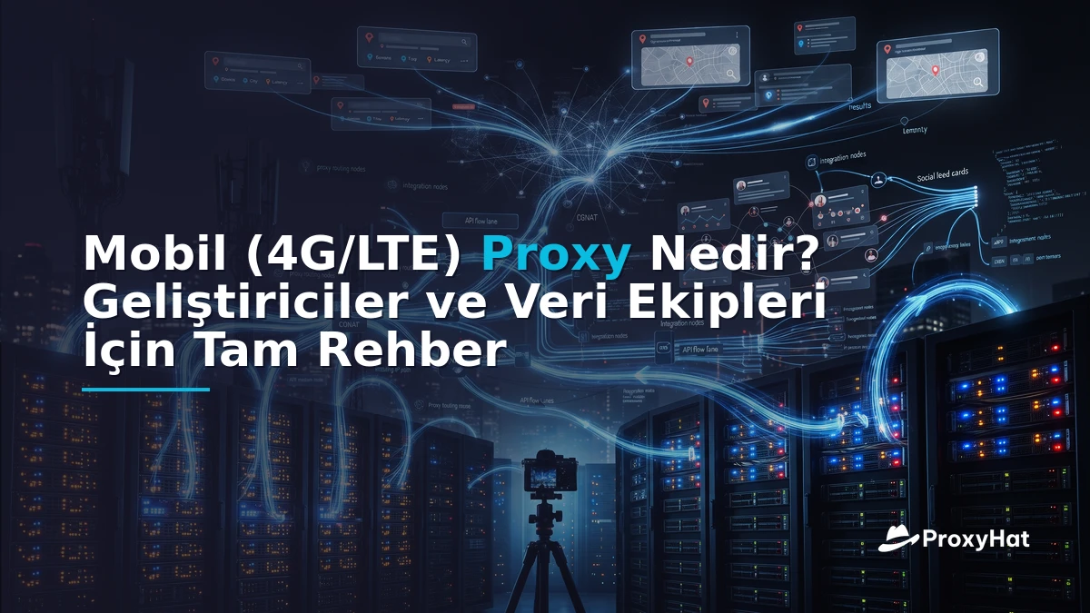 What Is a Mobile (4G/LTE) Proxy? A Developer's Guide to Carrier IP Routing
