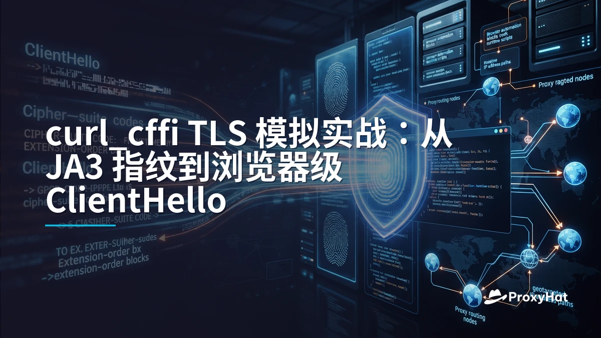 TLS Impersonation with curl_cffi: Beating JA3/JA4 Fingerprinting in 2026