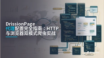 DrissionPage Proxy Guide: HTTP + Chromium Scraping with Residential IPs