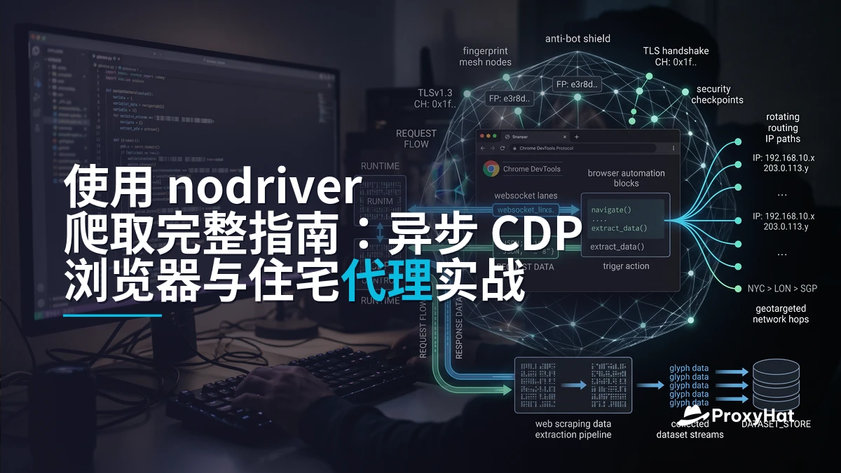 Scraping With nodriver: A Practical Guide to Async CDP + Residential Proxies