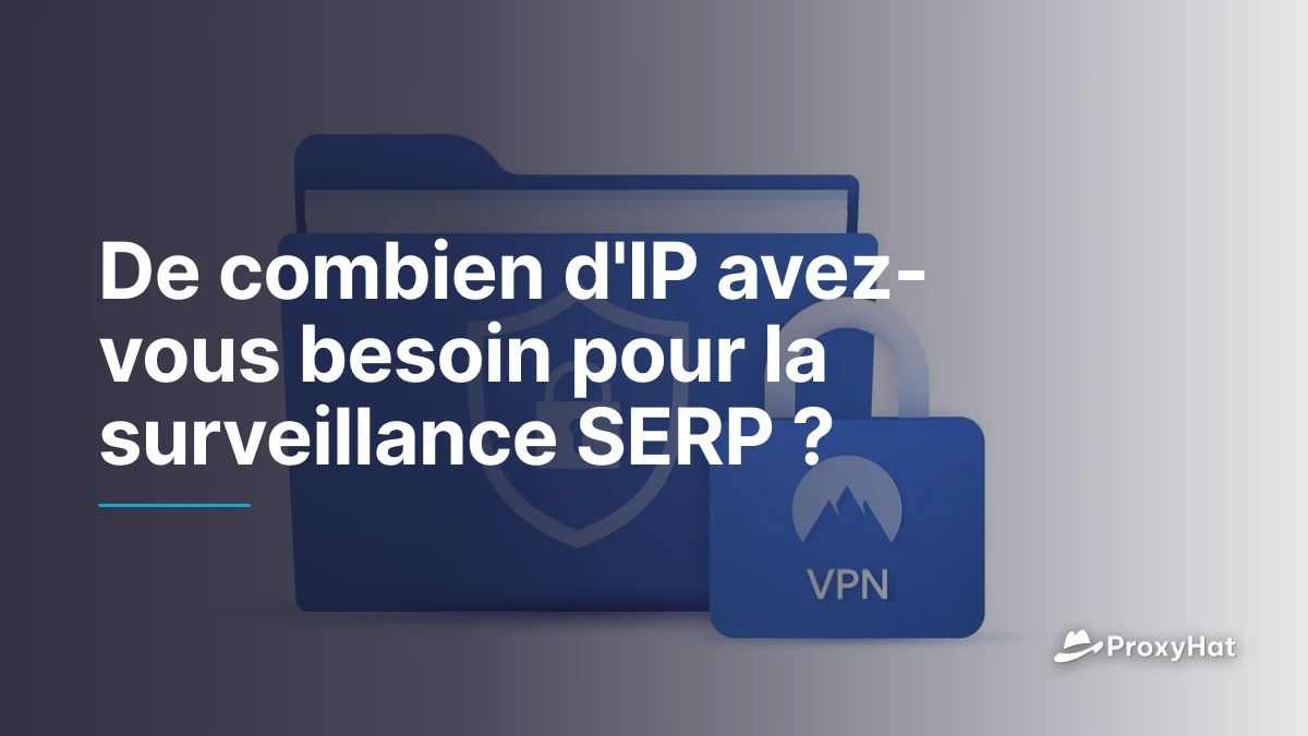 De combien d'IP avez-vous besoin pour la surveillance SERP ?