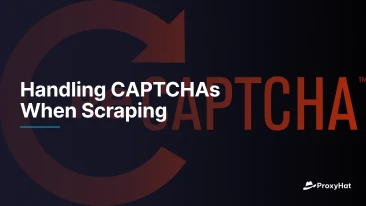 Handling CAPTCHAs When Scraping