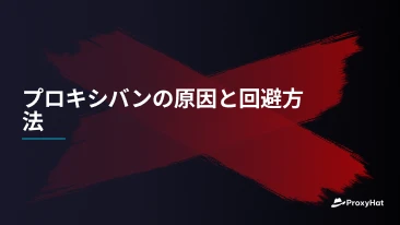 プロキシバンの原因と回避方法